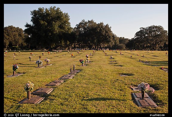 Cemetery. Orlando, Florida, USA (color)