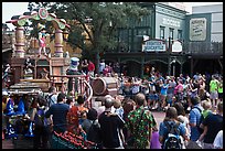 Parade float with Disney characters, Walt Disney World. Orlando, Florida, USA ( color)