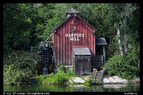 Harpers Mill, Magic Kingdom, Walt Disney World. Orlando, Florida, USA