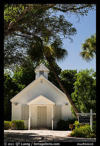 Chapel by the Sea, Captiva Island. Florida, USA (color)