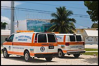 Turtle Hospital ambulances, Marathon Key. The Keys, Florida, USA ( color)