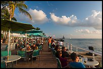 Waiting for sunset with drink in hand on Mallory Square. Key West, Florida, USA ( color)