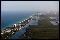 Aerial view of Fort Lauderdale Coast. Florida, USA ( color)