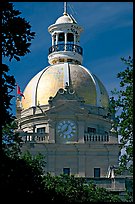 Dome of City Hall. Savannah, Georgia, USA ( color)