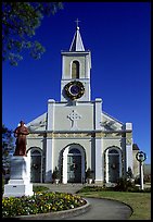 The church Saint-Martin-de-Tours, Saint Martinville. Louisiana, USA (color)