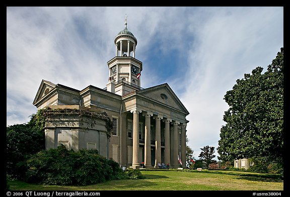 Historic courthouse. Vicksburg, Mississippi, USA