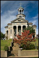 Old courthouse museum in fall. Vicksburg, Mississippi, USA
