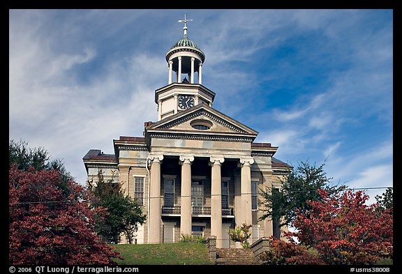 Historic courthouse museum. Vicksburg, Mississippi, USA (color)