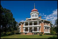 Longwood, an unfinished mansion with an octogonal shape. Natchez, Mississippi, USA (color)