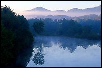 Lake along the Blue Ridge Parkway. Virginia, USA (color)