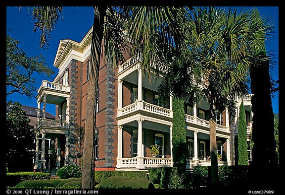 Calhoon Mansion. Charleston, South Carolina, USA (color)