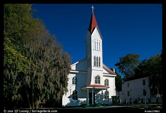 Tabernacle Baptist Church. Beaufort, South Carolina, USA (color)