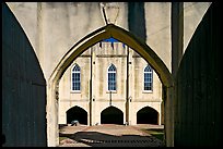 Entrance of historic Beaufort Arsenal. Beaufort, South Carolina, USA