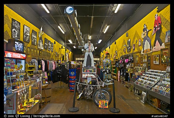 Inside Sun record company store. Nashville, Tennessee, USA (color)