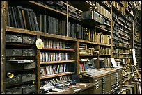 Bookshelves, Hatch Show print. Nashville, Tennessee, USA ( color)