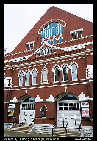 Ryman auditorium. Nashville, Tennessee, USA (color)