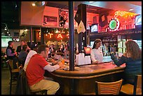 Inside a Beale Street bar. Memphis, Tennessee, USA ( color)