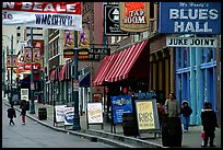 Beale street, Memphis. Memphis, Tennessee, USA ( color)