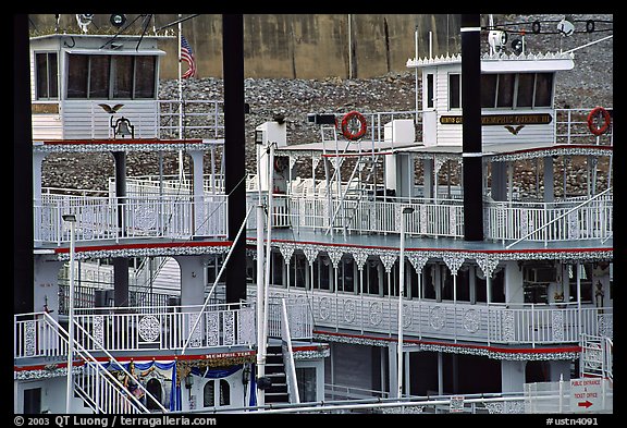 Wheelboats, Memphis. Memphis, Tennessee, USA (color)