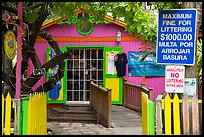 Colorful store, Cruz Bay. Saint John, US Virgin Islands ( color)