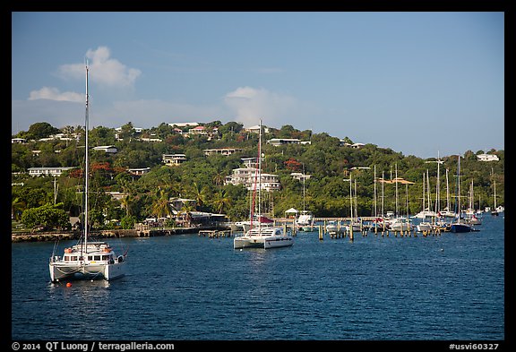 Red Hook harbor. Saint Thomas, US Virgin Islands (color)
