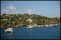 Red Hook harbor. Saint Thomas, US Virgin Islands ( color)