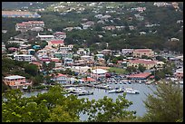 Frenchtown from above. Saint Thomas, US Virgin Islands ( color)