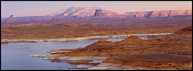 Lake Powell landscape, Glen Canyon National Recreation Area, Arizona. USA (Panoramic color)