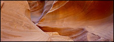 Slot canyon walls. Arizona, USA (Panoramic color)