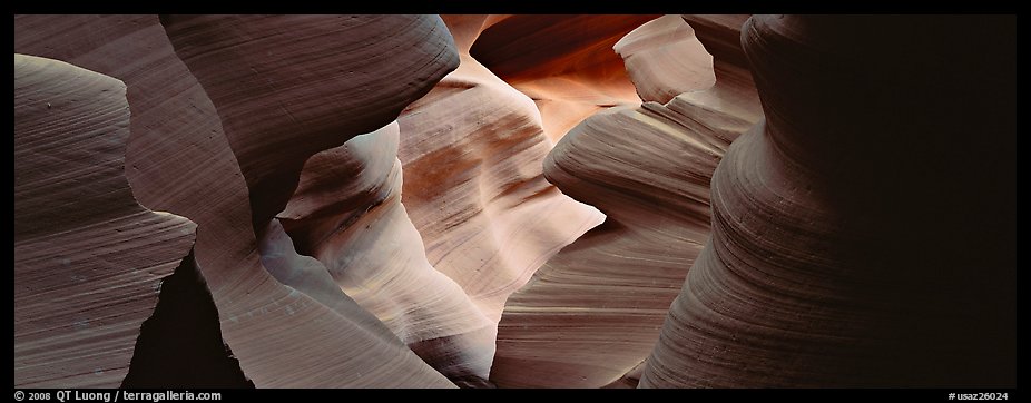 Slot canyon sculptured walls, Antelope Canyon. Arizona, USA