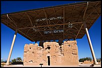 Prehistoric Big House, Casa Grande Ruins National Monument. Arizona, USA ( color)