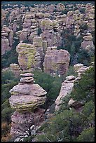 Rhyolite spires. Chiricahua National Monument, Arizona, USA ( color)