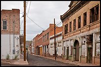 Semi-abandonned buildings, Clifton. Arizona, USA