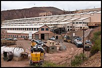 Morenci concentrator building. Arizona, USA (color)