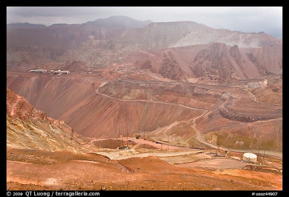 Copper mining operation, Morenci. Arizona, USA
