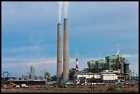 995-megawatt Cholla Power Plant, near Holbrook. Arizona, USA (color)