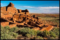 Wupatki Sinagua Ruins. Wupatki National Monument, Arizona, USA ( color)