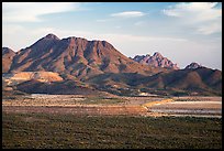 Silver Bell Mine, Silver Bell Peak and Ragged Top. Ironwood Forest National Monument, Arizona, USA ( color)