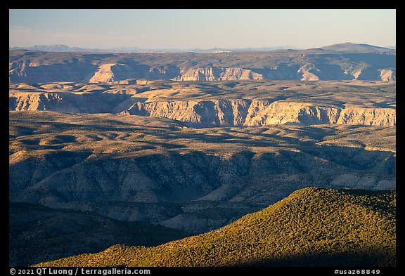 Pymn Canyon, Dansil Canyon, and Mount Dellenbaugh. Grand Canyon-Parashant National Monument, Arizona, USA