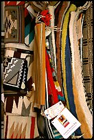 Navajo blankets and rugs for sale. Hubbell Trading Post National Historical Site, Arizona, USA ( color)
