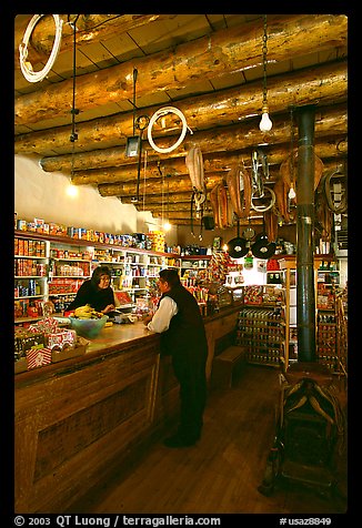 The main trading area. Hubbell Trading Post National Historical Site, Arizona, USA (color)