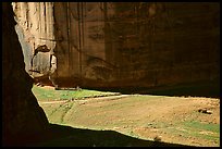 Light and shadows cast by the steep walls of Canyon de Muerto. Canyon de Chelly  National Monument, Arizona, USA ( color)