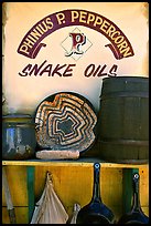 Snake Oil display, Old Tucson Studios. Tucson, Arizona, USA
