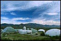 View of the complex. Biosphere 2, Arizona, USA ( color)