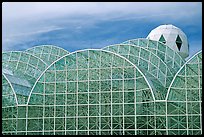Glass enclusure and tower. Biosphere 2, Arizona, USA