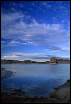 Wahweap Bay at sunset, Lake Powell, Glen Canyon National Recreation Area, Arizona. USA