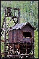 Historic mining structure, Rico. Colorado, USA