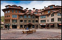 Plaza, Mountain Village. Telluride, Colorado, USA ( color)