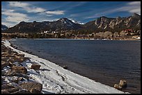 Lake Estes, late winter. Colorado, USA ( color)