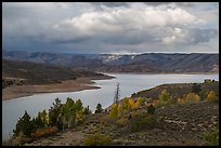 Autumn at Sapinero Basin, Blue Mesa Reservoir, Curecanti National Recreation Area. Colorado, USA ( color)